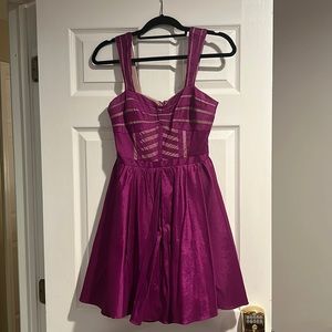 Size 6 purple Aidan cocktail dress